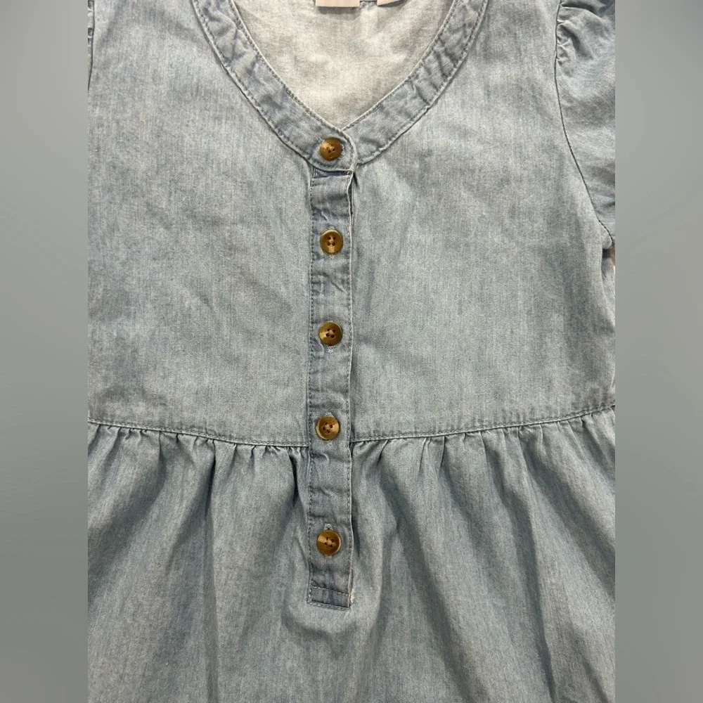 GAP Chambray Buttoned Girls Dress